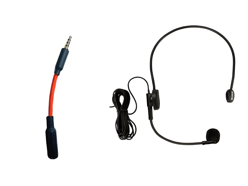 Ahuja HBM-60CC with TRRS to TS small size splitter
