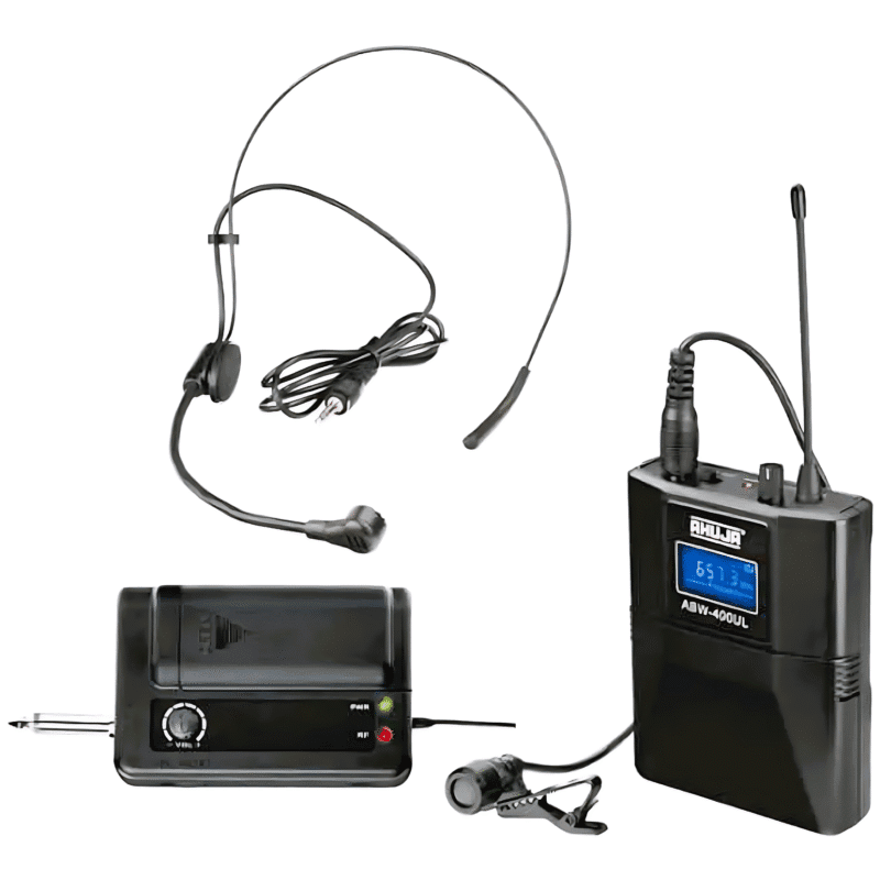 Ahuja ABW 400UL Wireless Microphone available for outdoor shoot